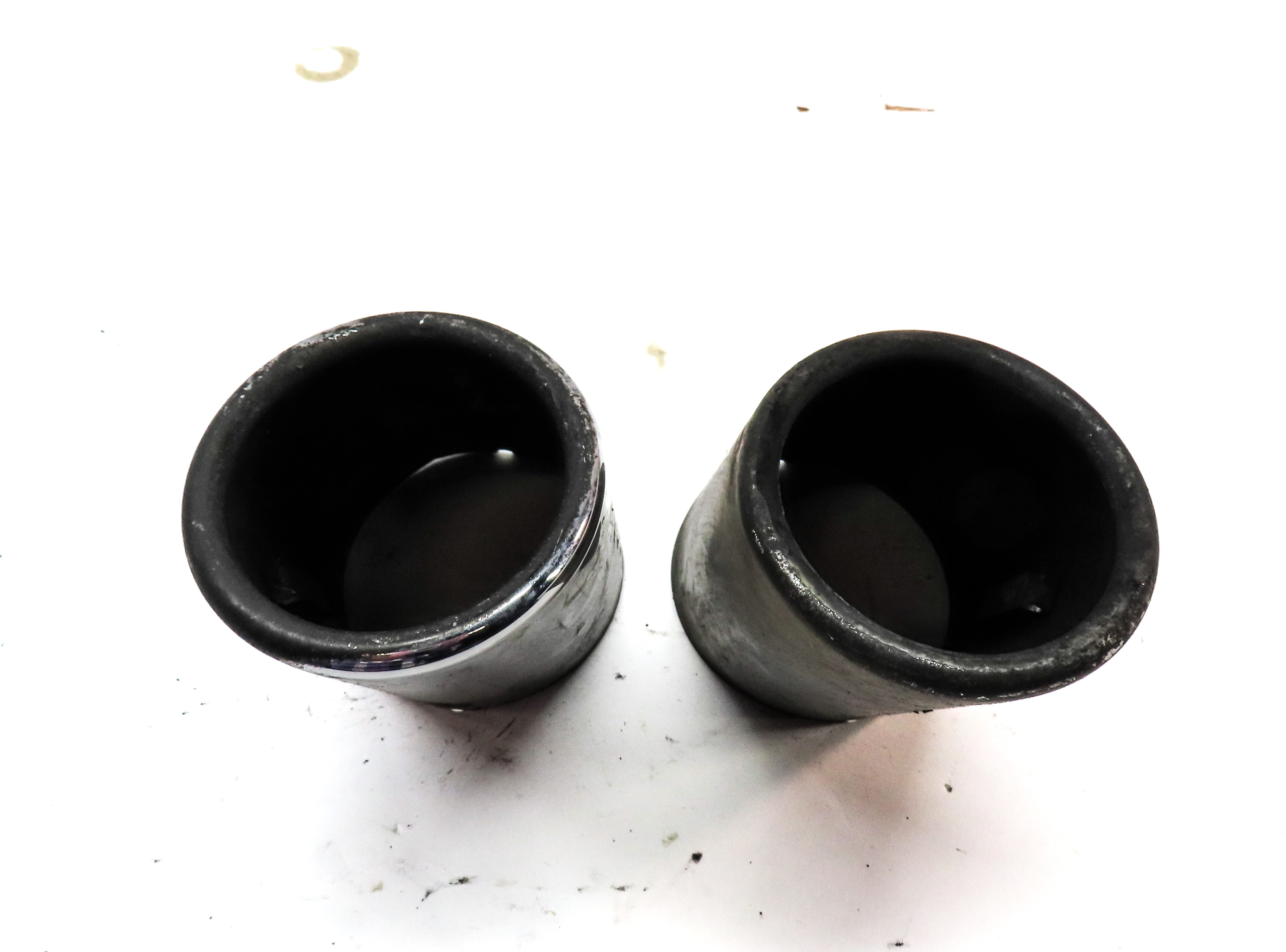 2011-2013 BMW X3 (F25) 3.0L N55 TURBO LEFT & RIGHT MUFFLER EXHAUST TIP SET 2 — exact item pictured